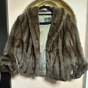 Genuine Fur Brown Jacket